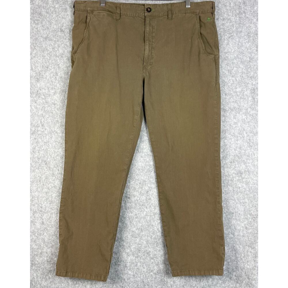 Orvis Ripstop Pants Mens 41x29 Brown Straight Stretch Hiking Outdoor Workwear